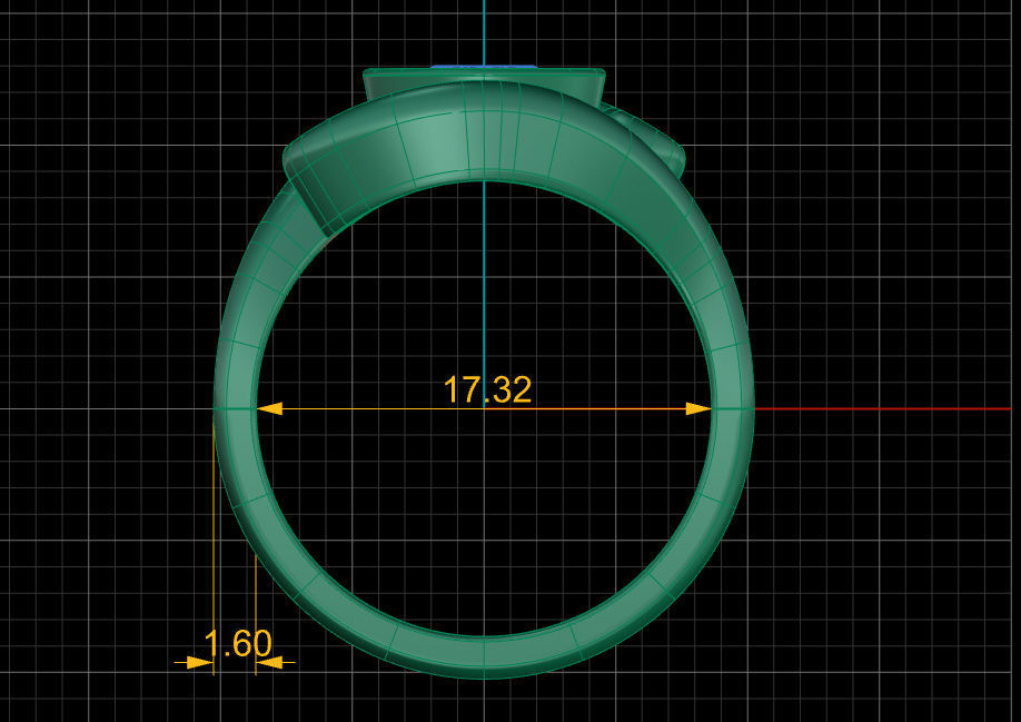 Fashion Ring 3D print model_14