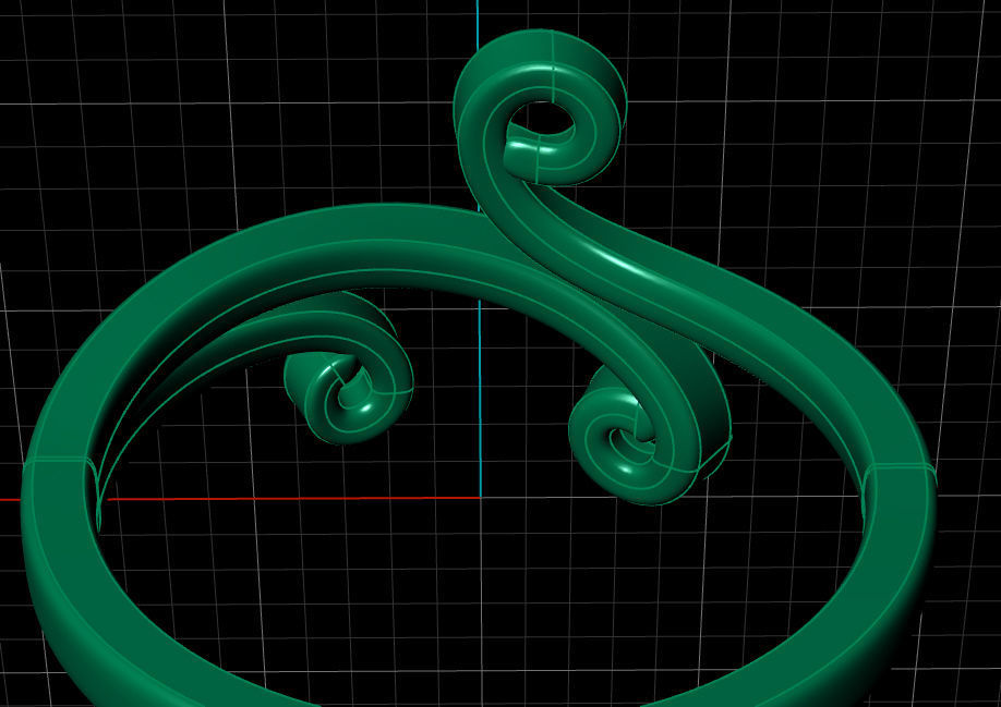 Fashion Ring 3D print model_8