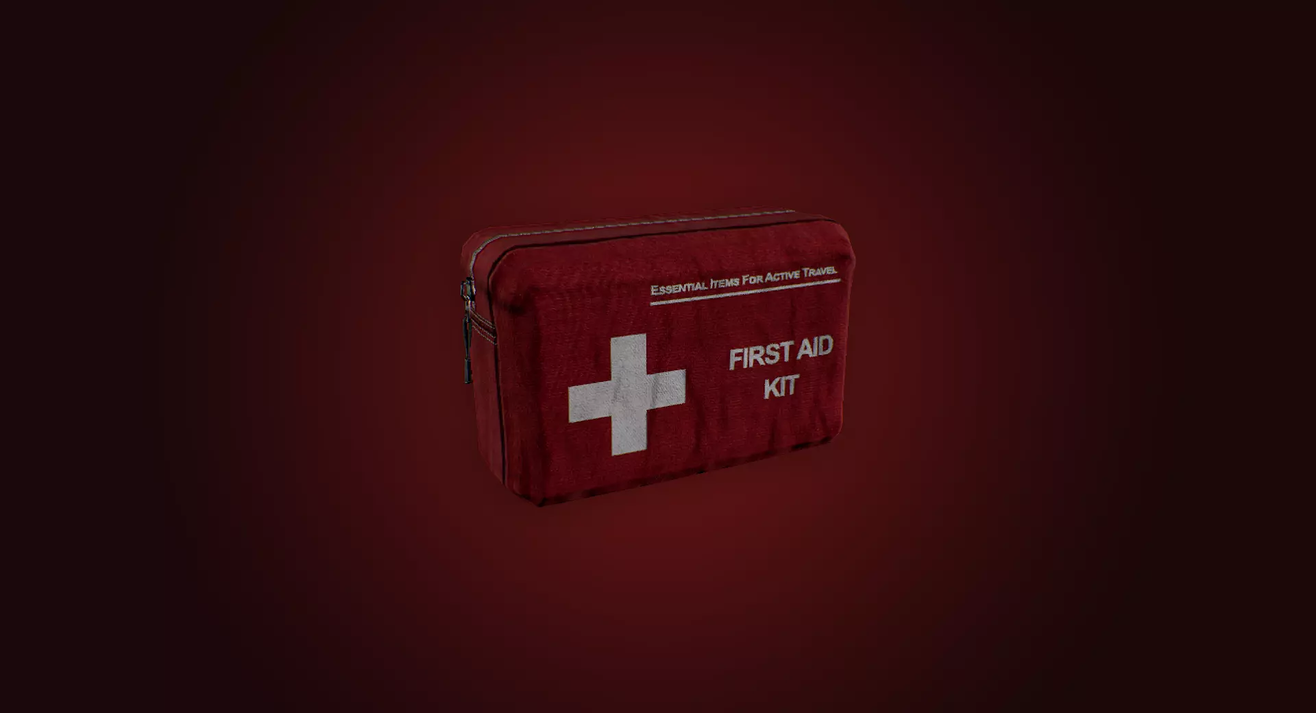 Medical First Aid Kit I PBR Model I Game Ready Low-poly 3D model_0