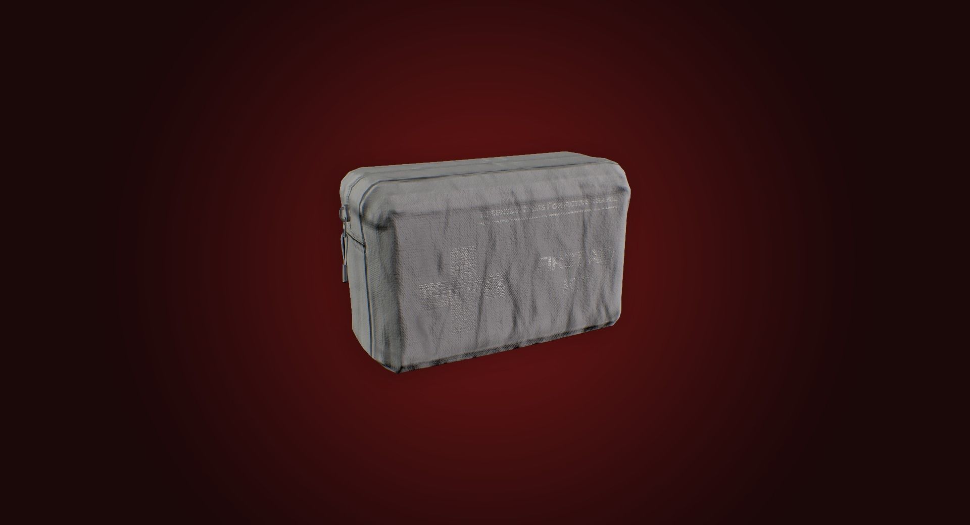 Medical First Aid Kit I PBR Model I Game Ready Low-poly 3D model_3