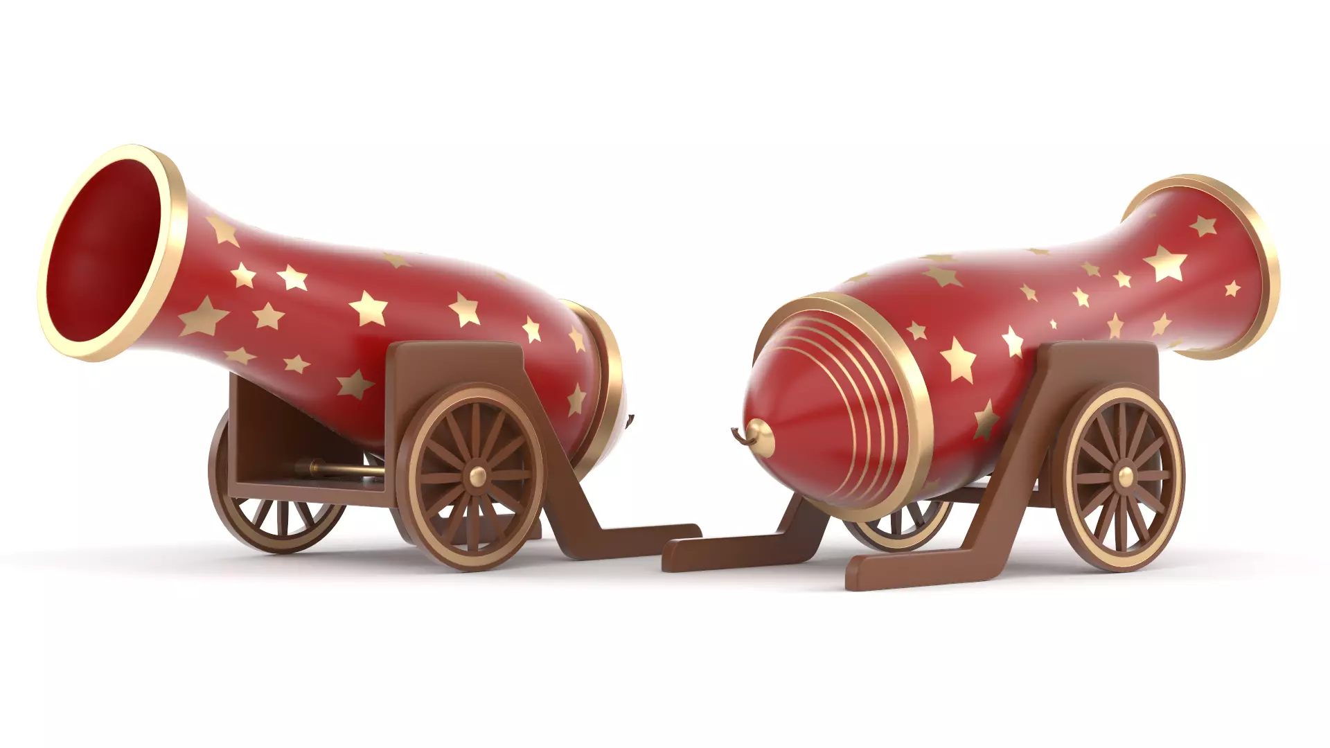 Circus Cannon 3D model_0