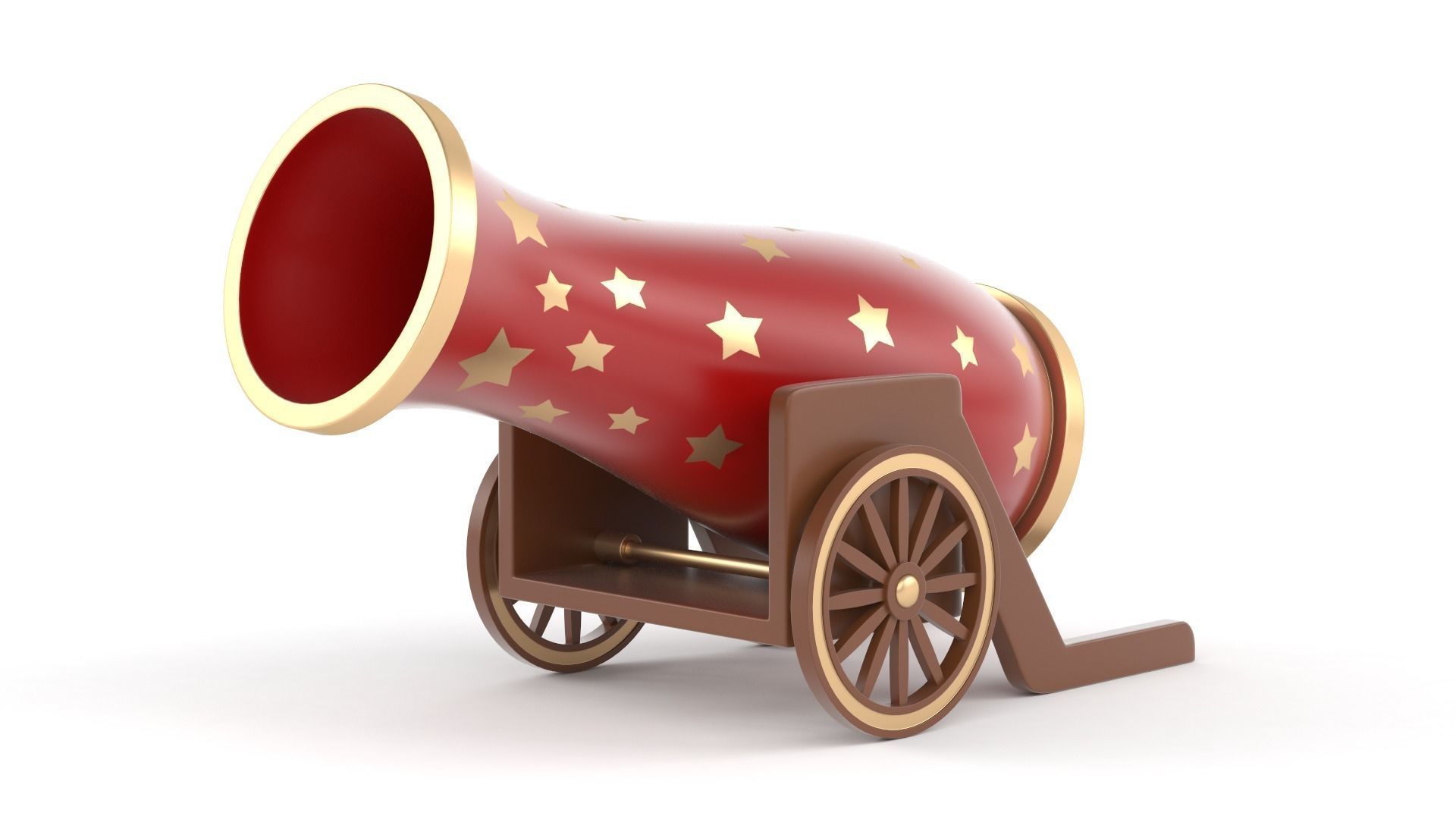 Circus Cannon 3D model_1