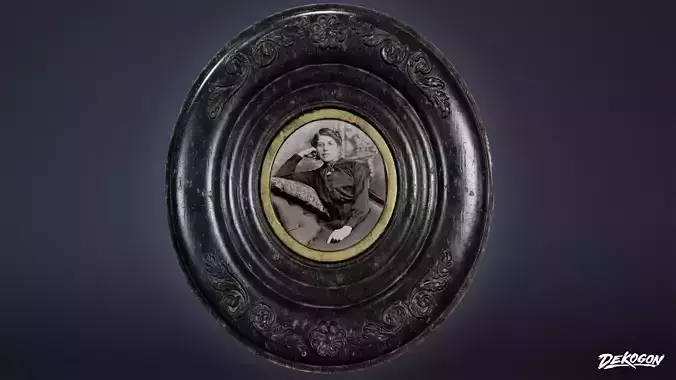 VICTORIAN - Photo Frame 01 - LOW POLY AND NANITE