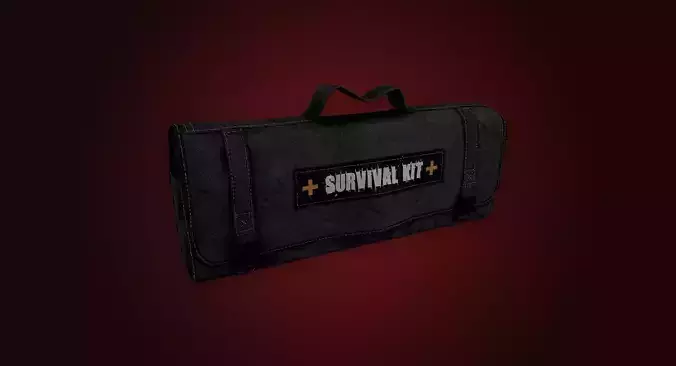 Medical Survival Kit I PBR Model I Game Ready