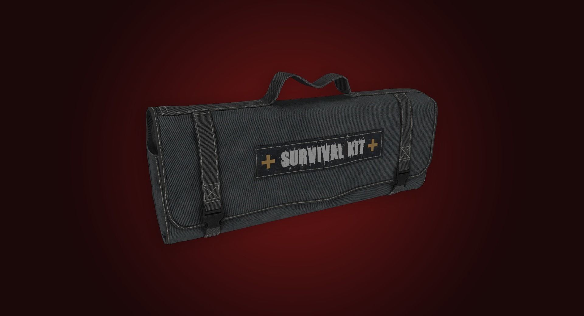 Medical Survival Kit I PBR Model I Game Ready Low-poly 3D model_2