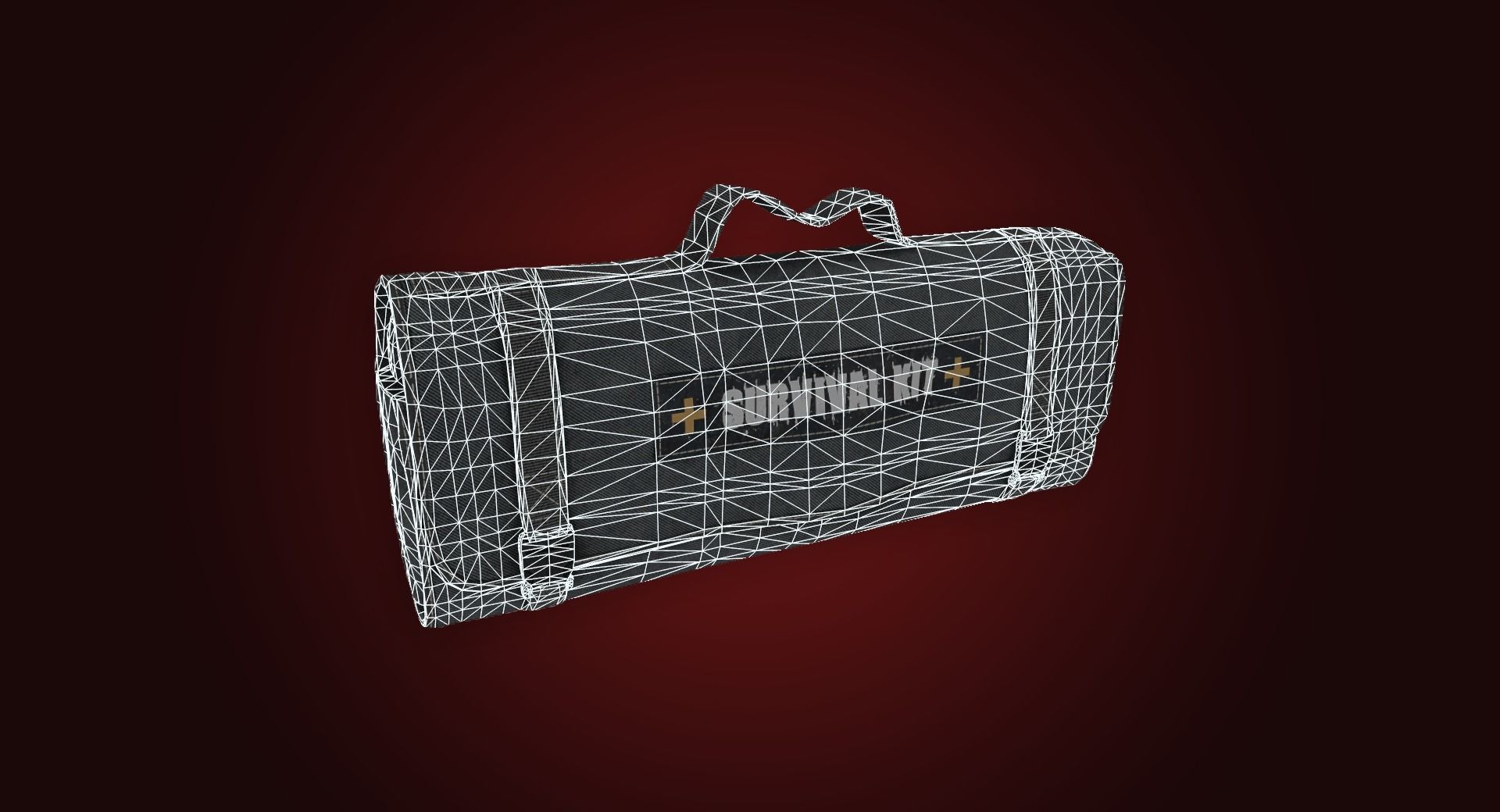 Medical Survival Kit I PBR Model I Game Ready Low-poly 3D model_1