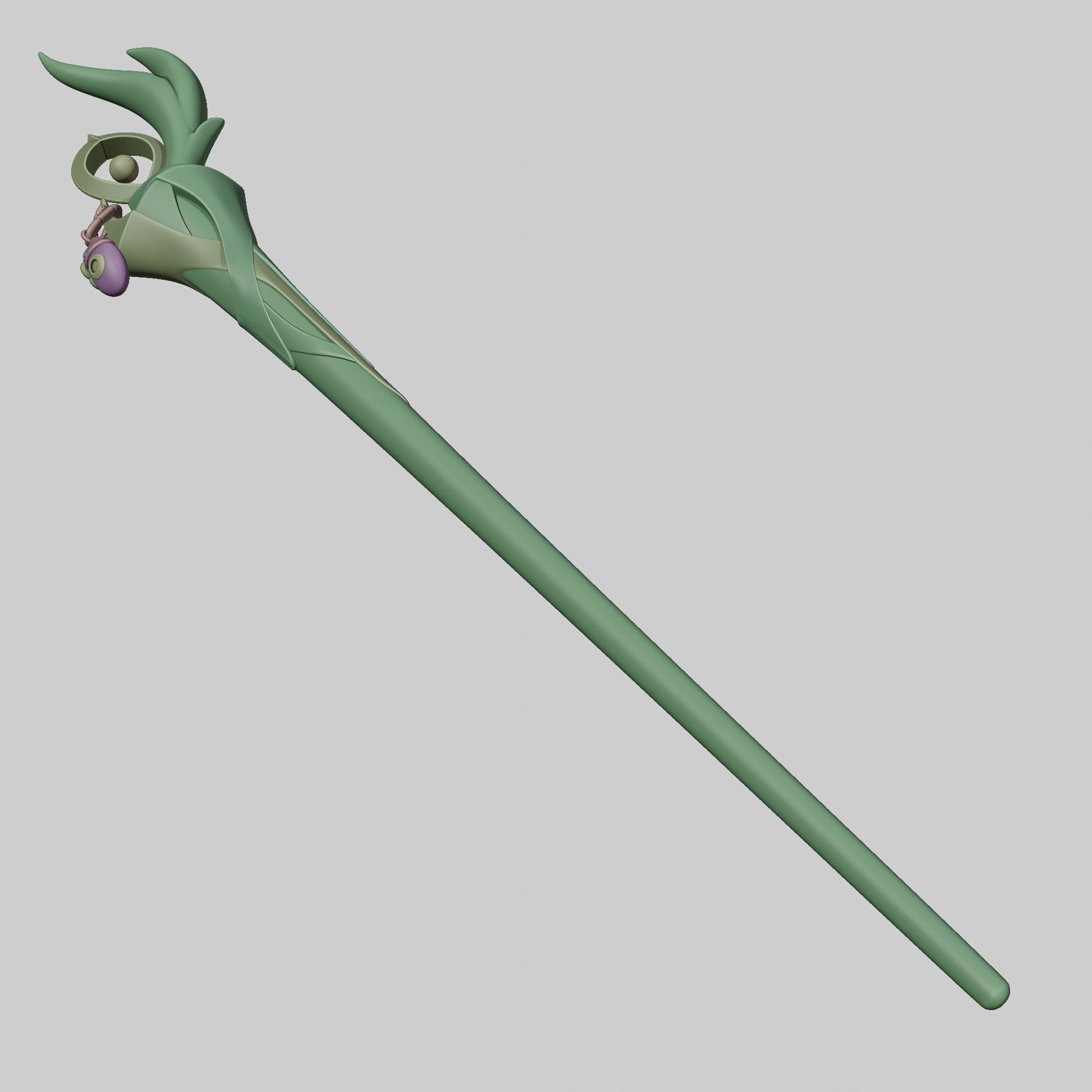 AURORA LEAGUE OF LEGENDS COSPLAY GAME WANG 3D print model_15