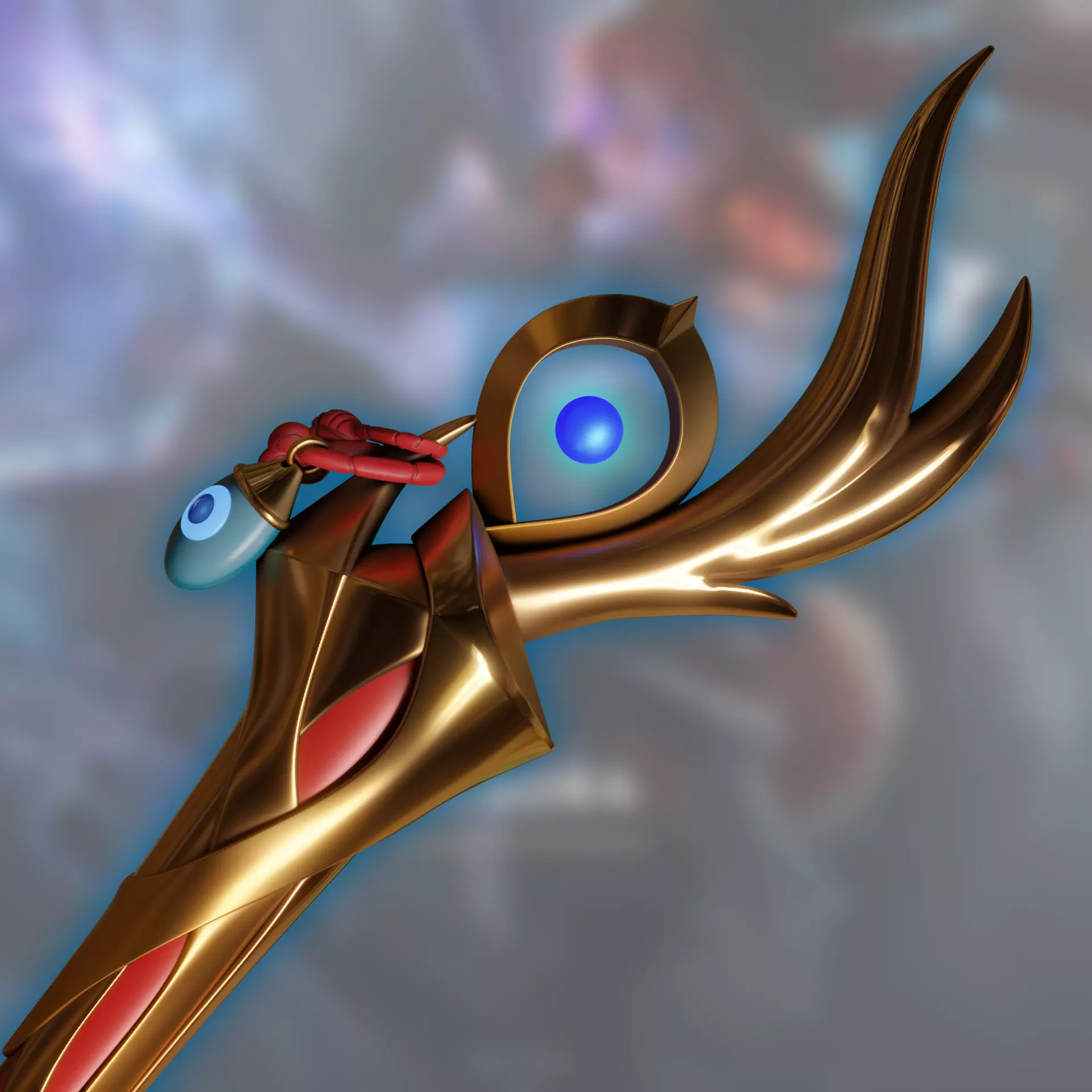 AURORA LEAGUE OF LEGENDS COSPLAY GAME WANG 3D print model_0