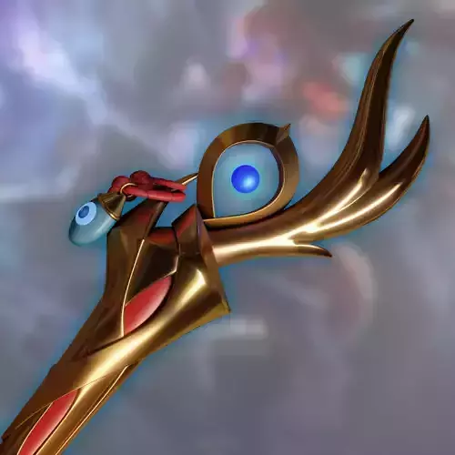 AURORA LEAGUE OF LEGENDS COSPLAY GAME WANG 3D print model AURORA LEAGUE OF LEGENDS COSPLAY GAME WANG 3D print model