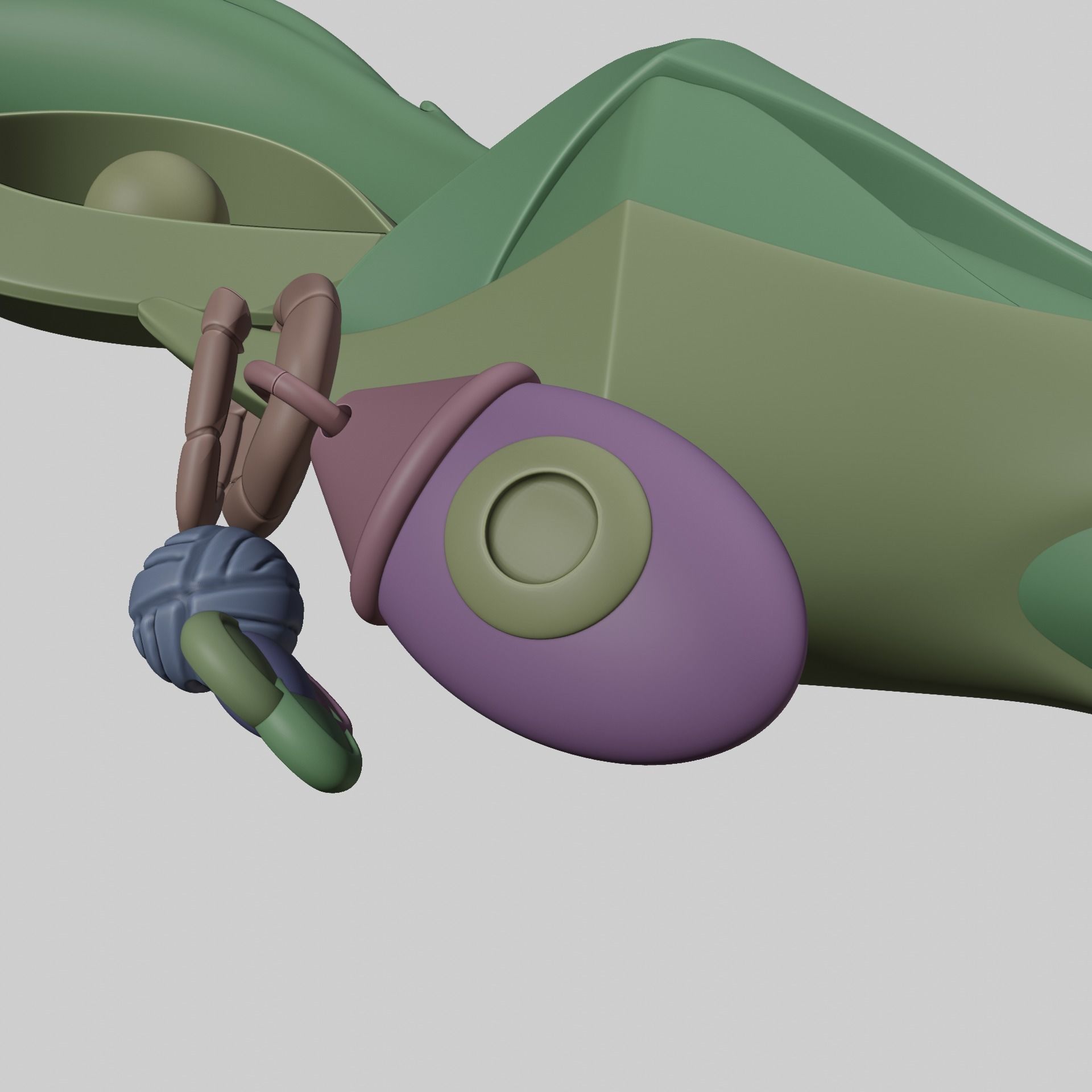 AURORA LEAGUE OF LEGENDS COSPLAY GAME WANG 3D print model_13