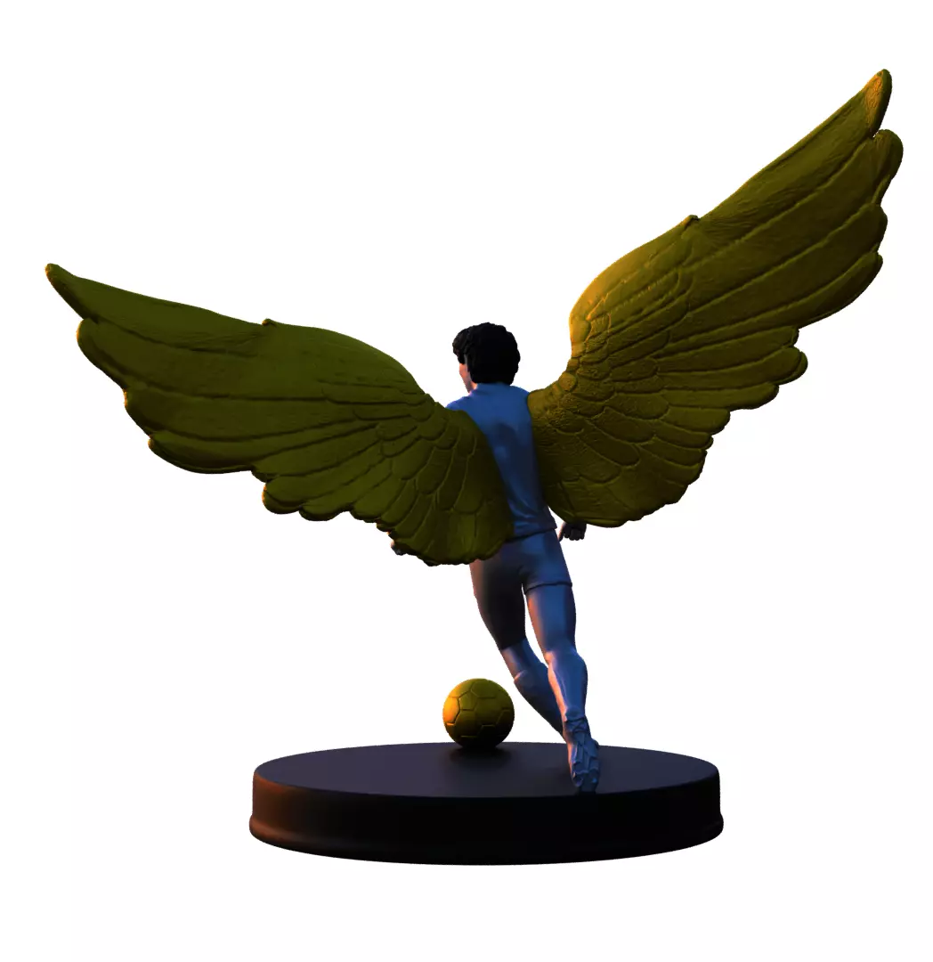 Maradone Model Low-poly 3D model