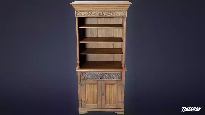 VICTORIAN - Shelf Victorian 01 - LOW POLY AND NANITE