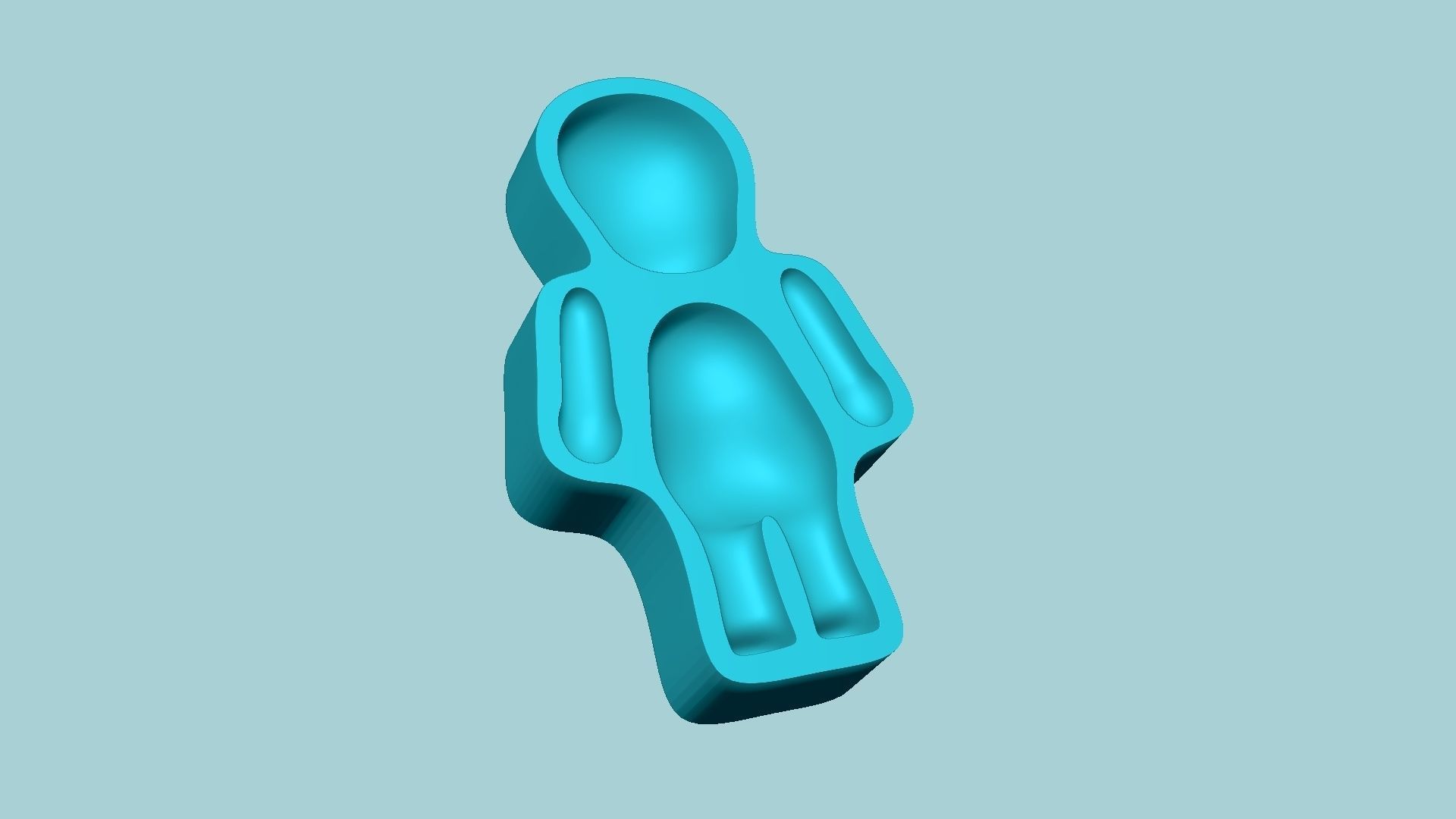 Character Biscuit Mold A03 - Body Parts Chibi 3D print model_8