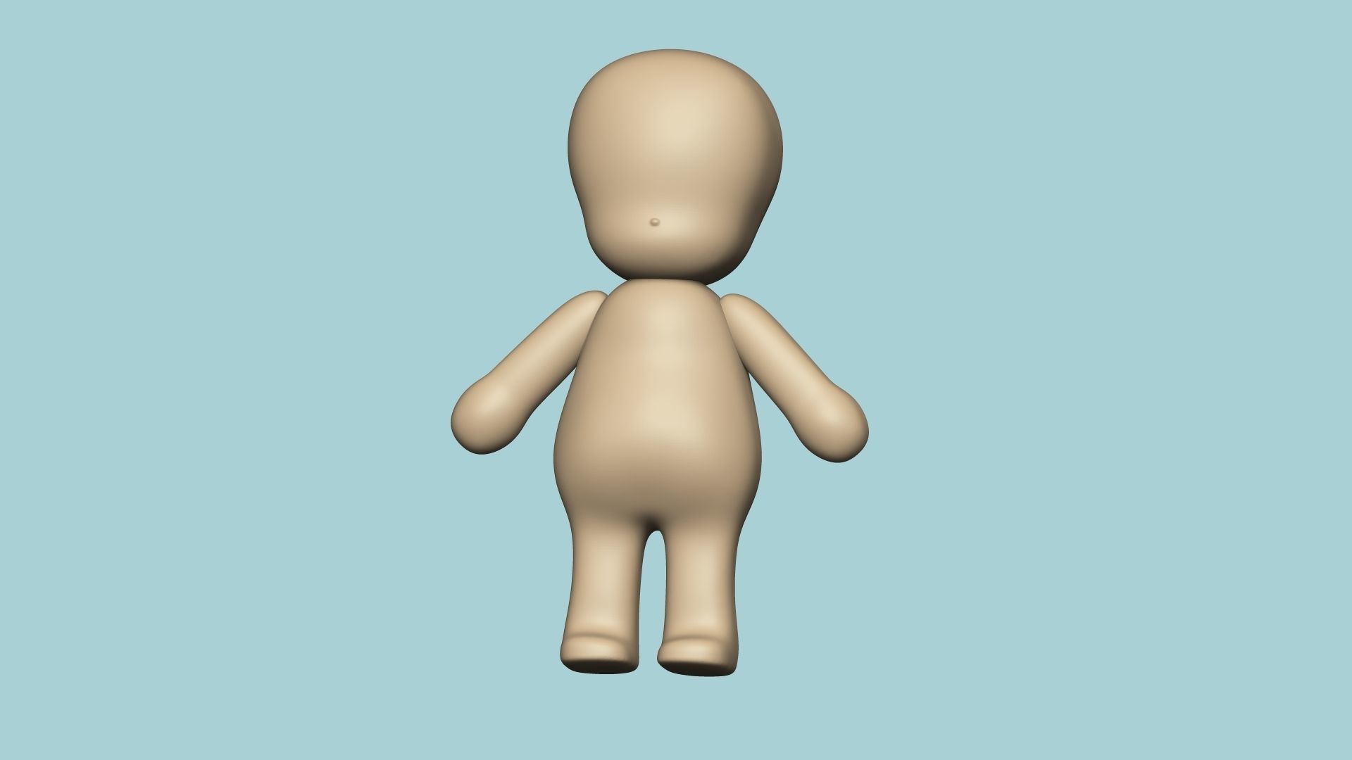 Character Biscuit Mold A03 - Body Parts Chibi 3D print model_10