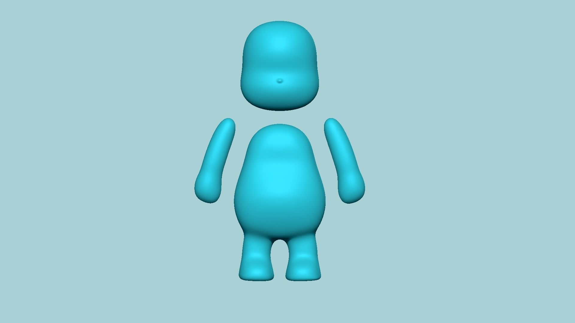 Character Biscuit Mold A02 - Body Parts Chibi 3D print model_6