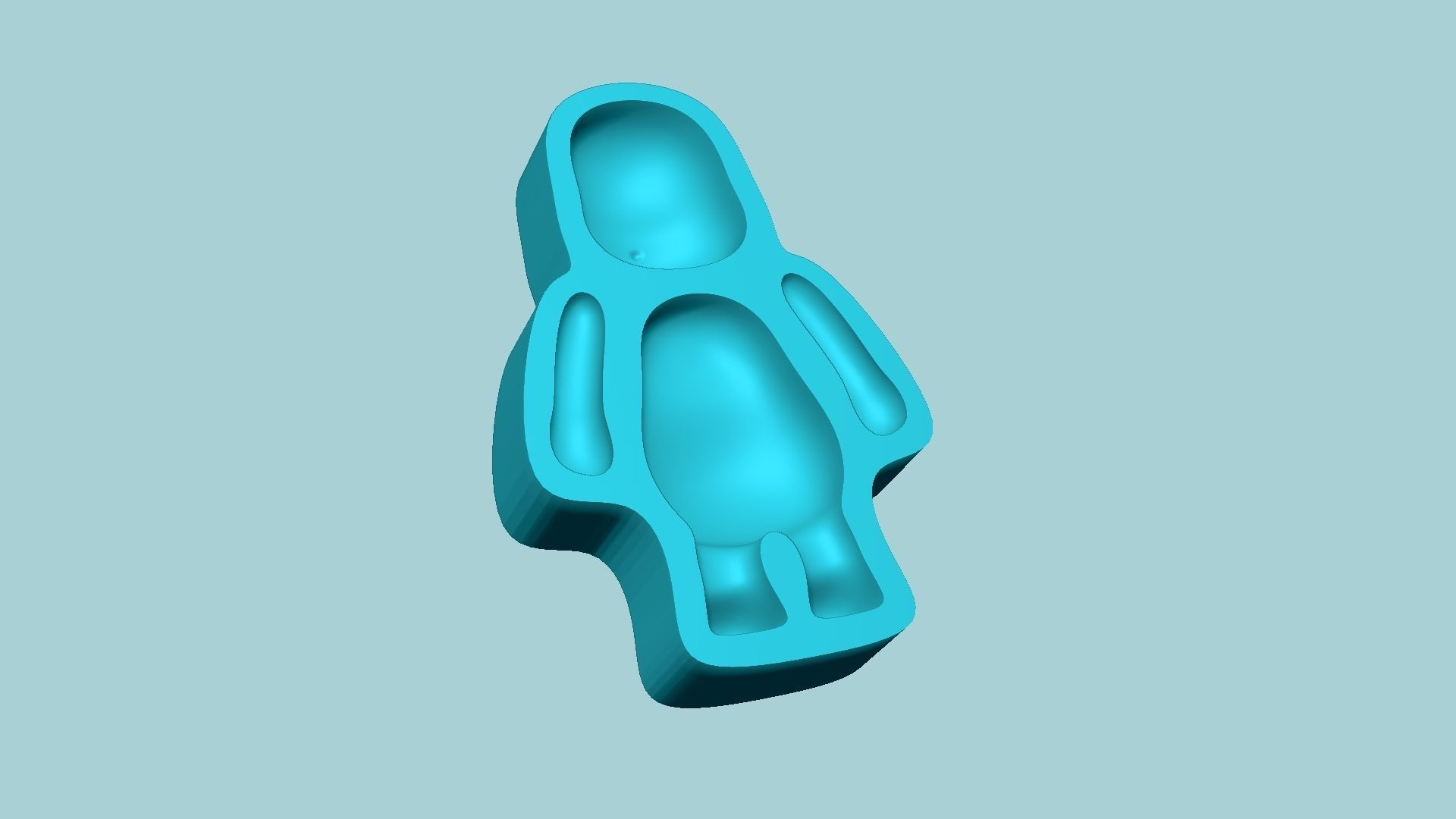 Character Biscuit Mold A02 - Body Parts Chibi 3D print model_8