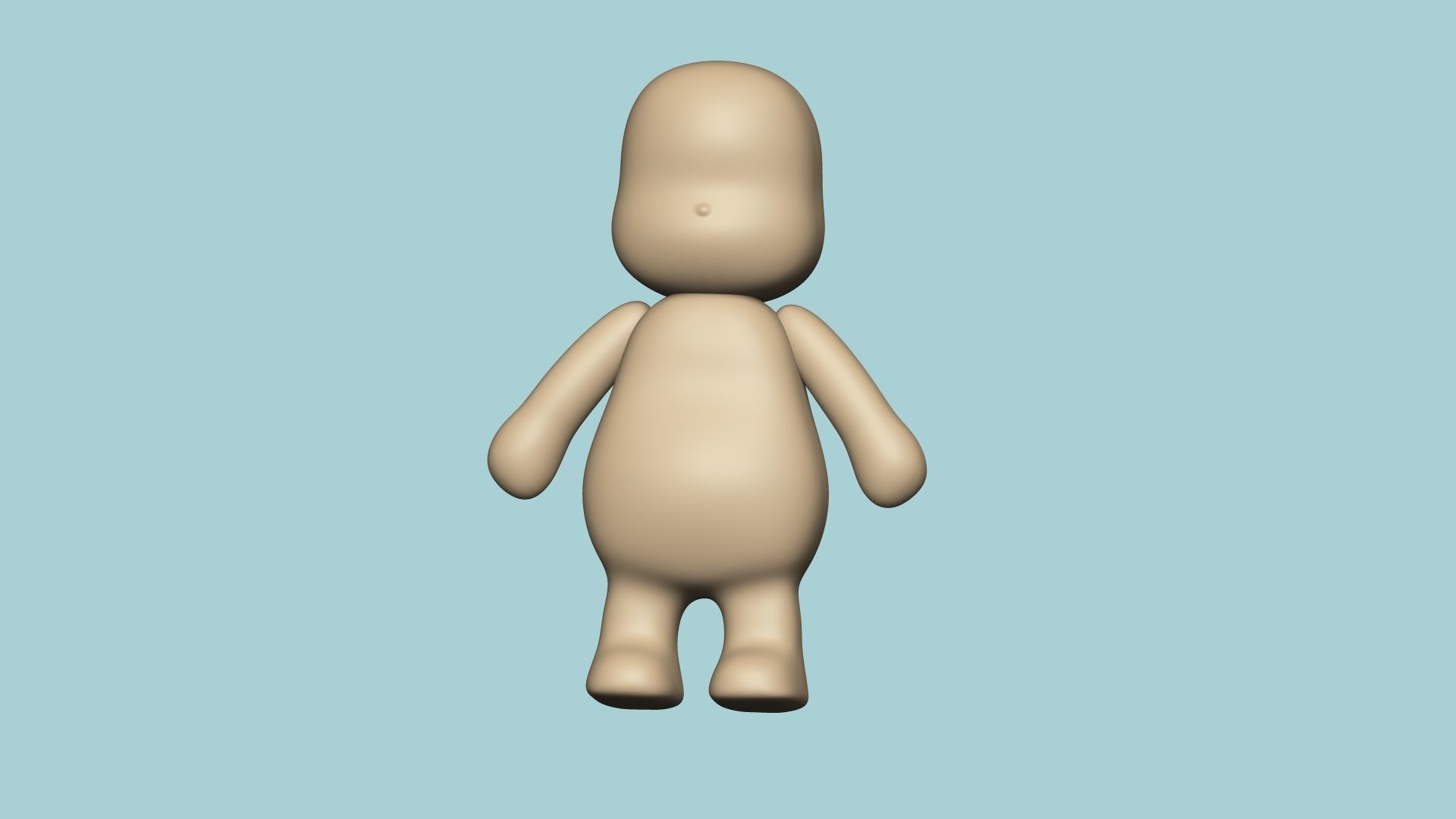 Character Biscuit Mold A02 - Body Parts Chibi 3D print model_10