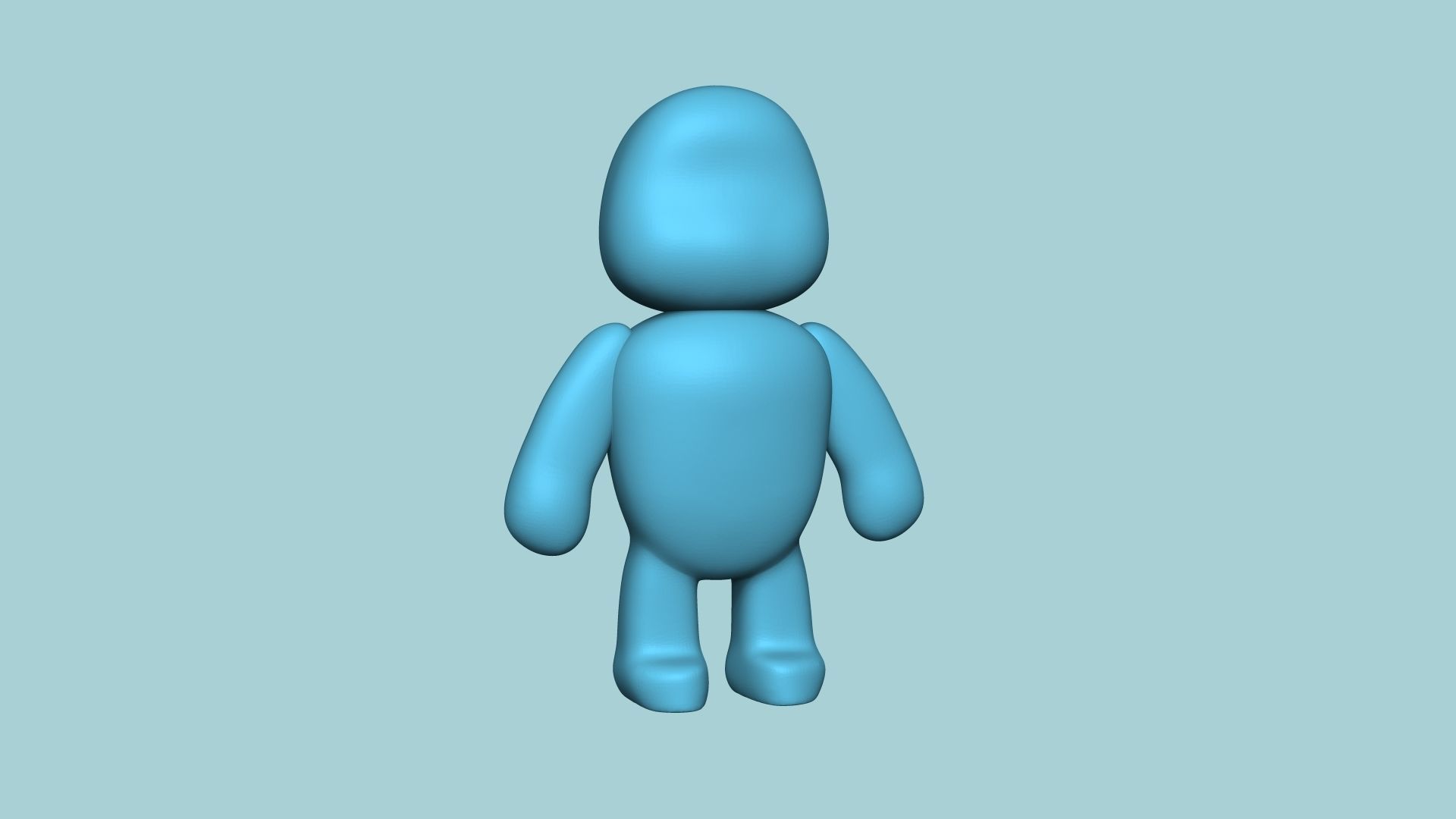 Character Biscuit Mold A01 - Body Parts Chibi 3D print model_5