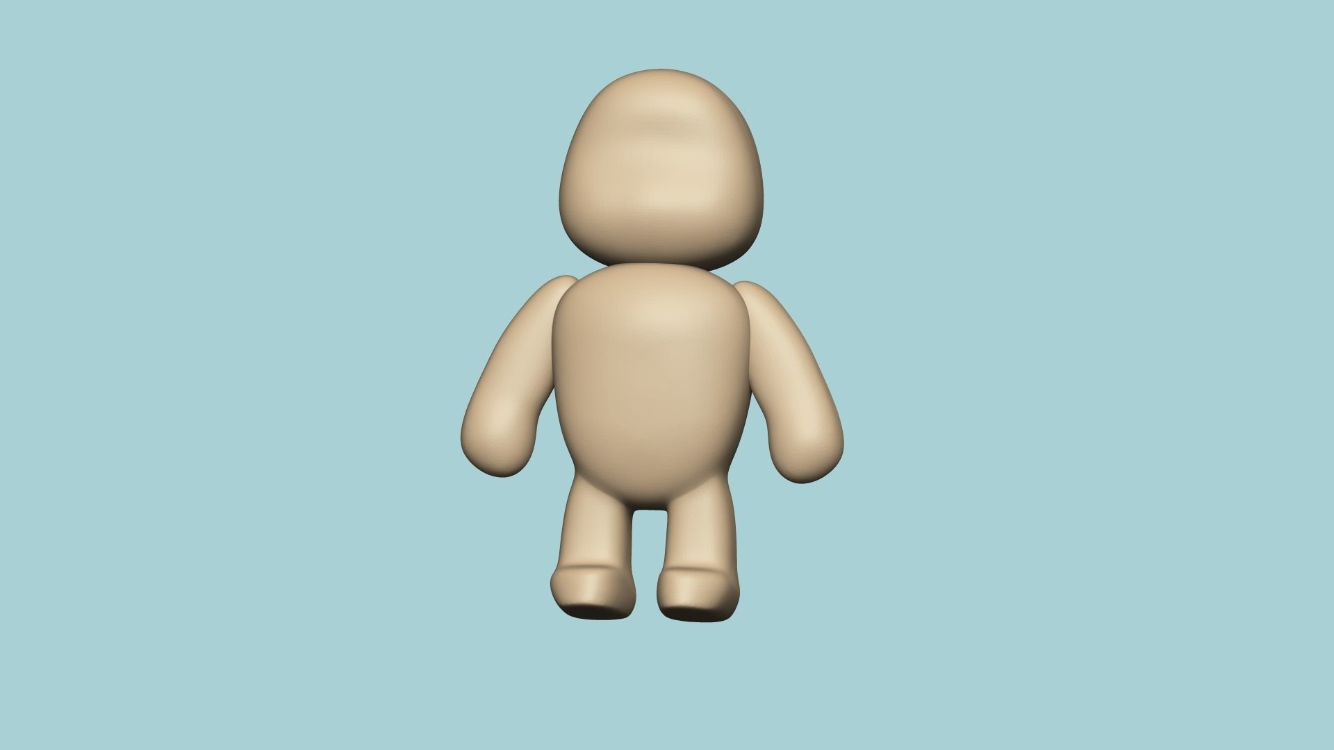 Character Biscuit Mold A01 - Body Parts Chibi 3D print model_10