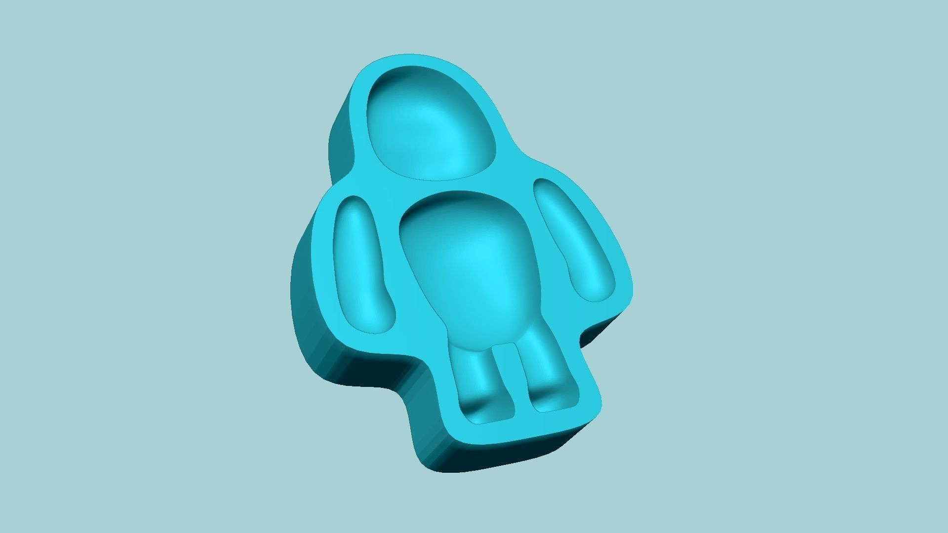 Character Biscuit Mold A01 - Body Parts Chibi 3D print model_8