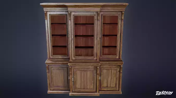 VICTORIAN - Shelf Victorian 18 - LOW POLY AND NANITE