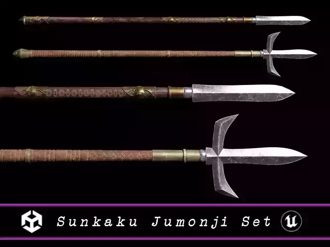 Asian Weapon - Sunkaku Jumonji Set
