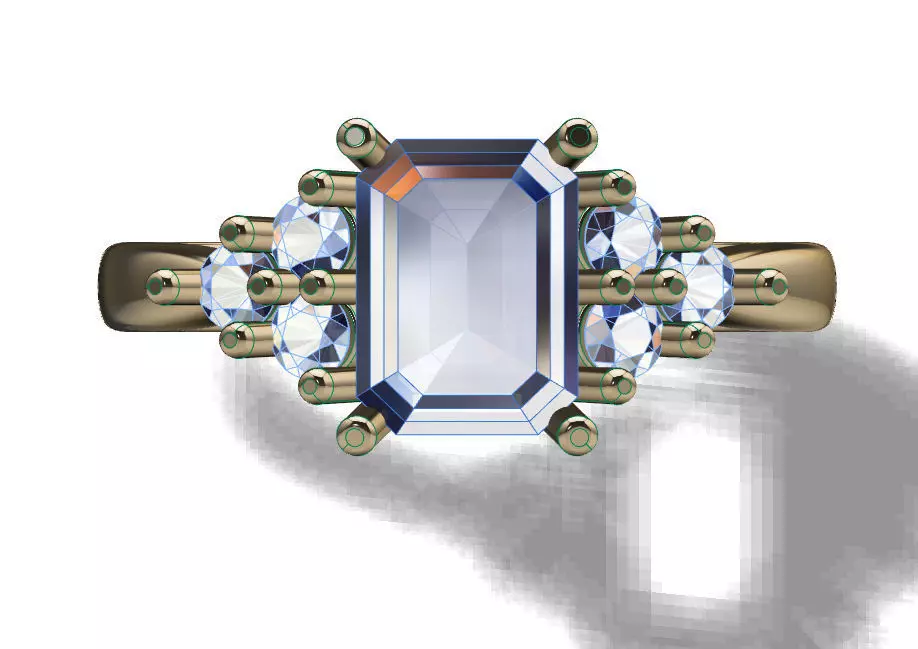Fashion Ring 3D print model