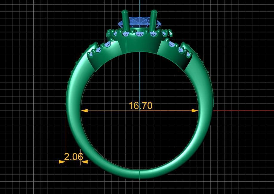 Fashion Ring 3D print model_14