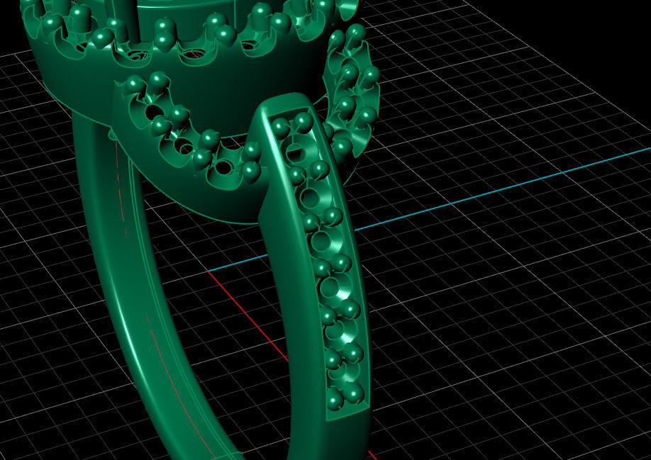 Fashion Ring 3D print model_15