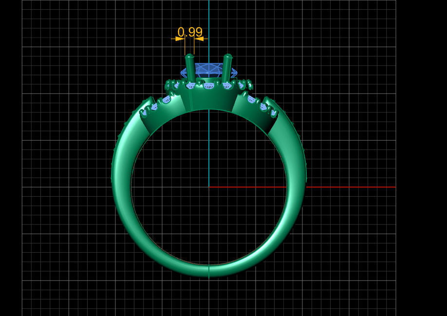 Fashion Ring 3D print model_13