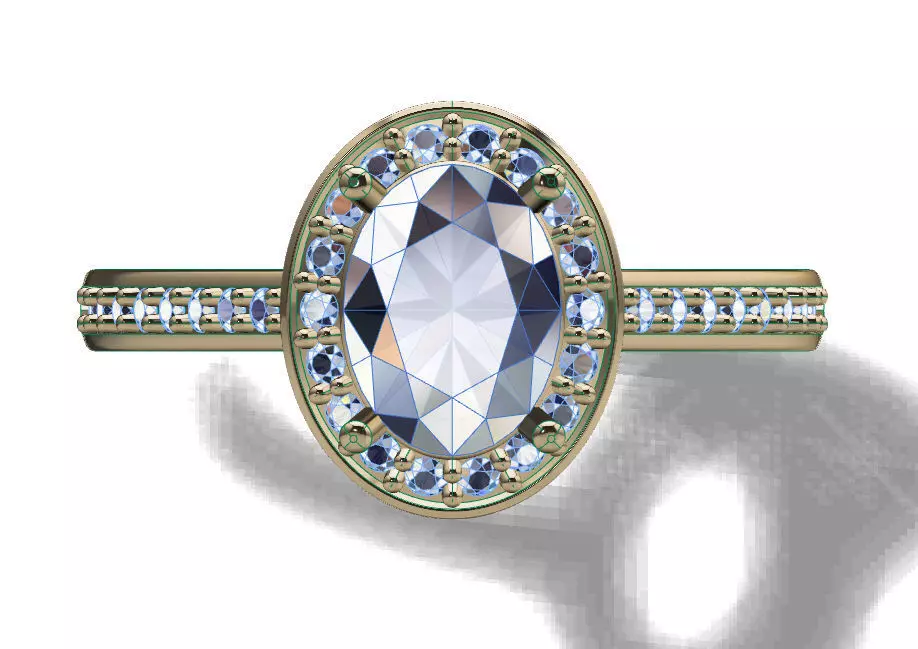 Fashion Ring 3D print model