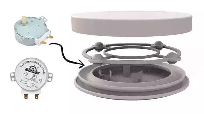 Rotative Display 360 - Spinner  Turntable Photograph Free 3D print model