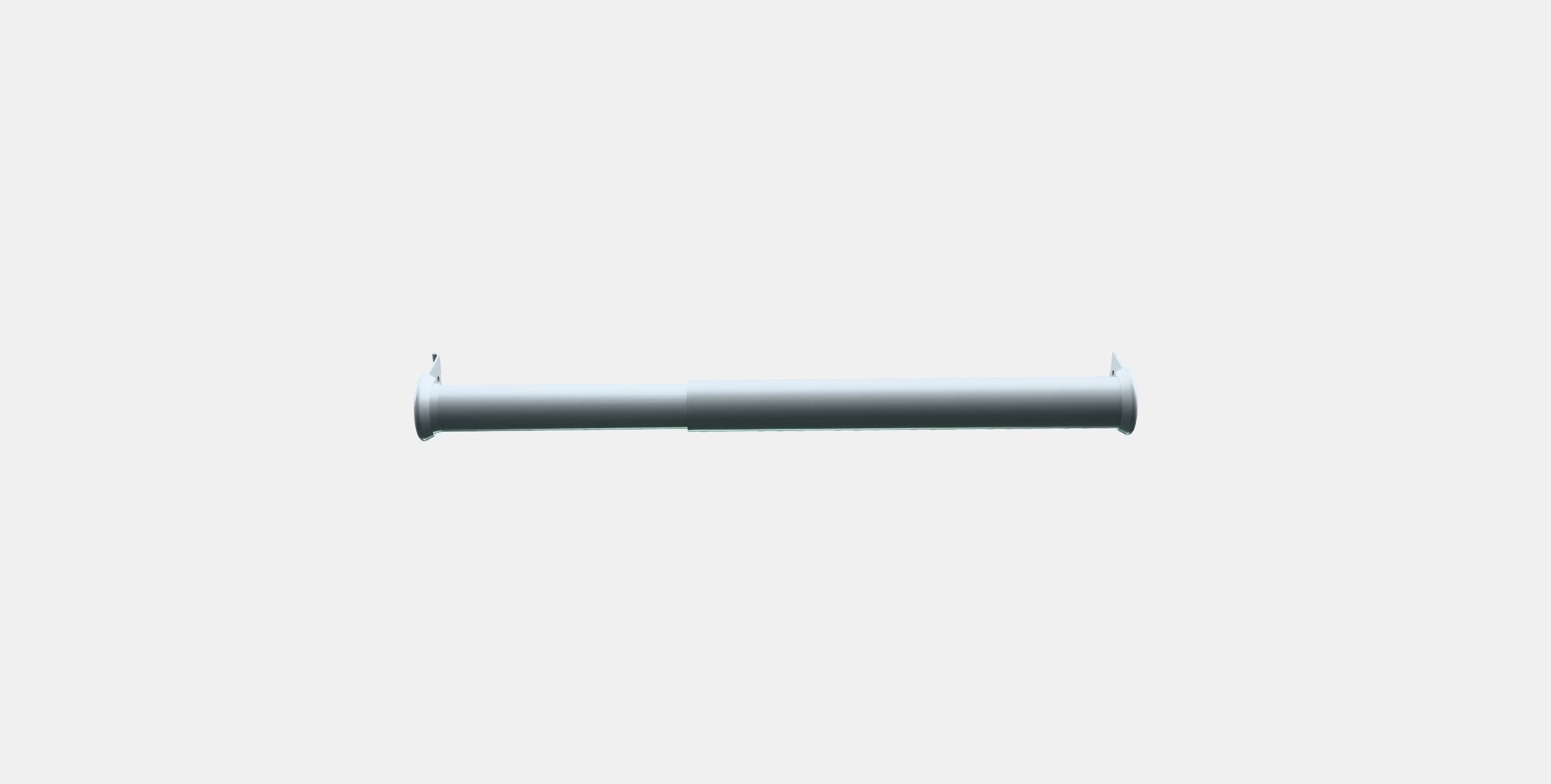 BOAXEL adjustable clothes rail Low-poly 3D model_7
