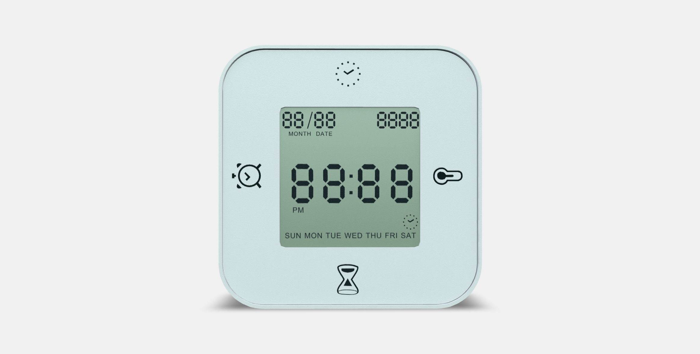 KLOCKIS clock-thermometer-alarm-timer Low-poly 3D model_10