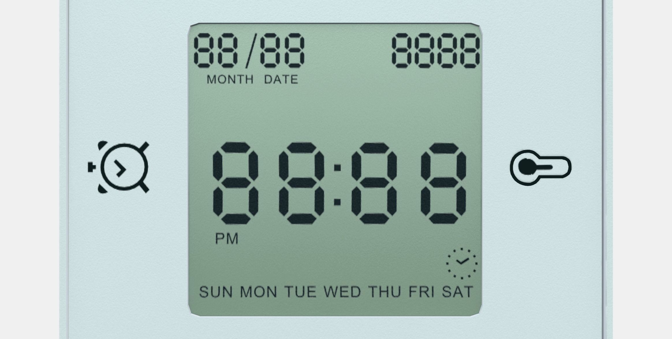 KLOCKIS clock-thermometer-alarm-timer Low-poly 3D model_11