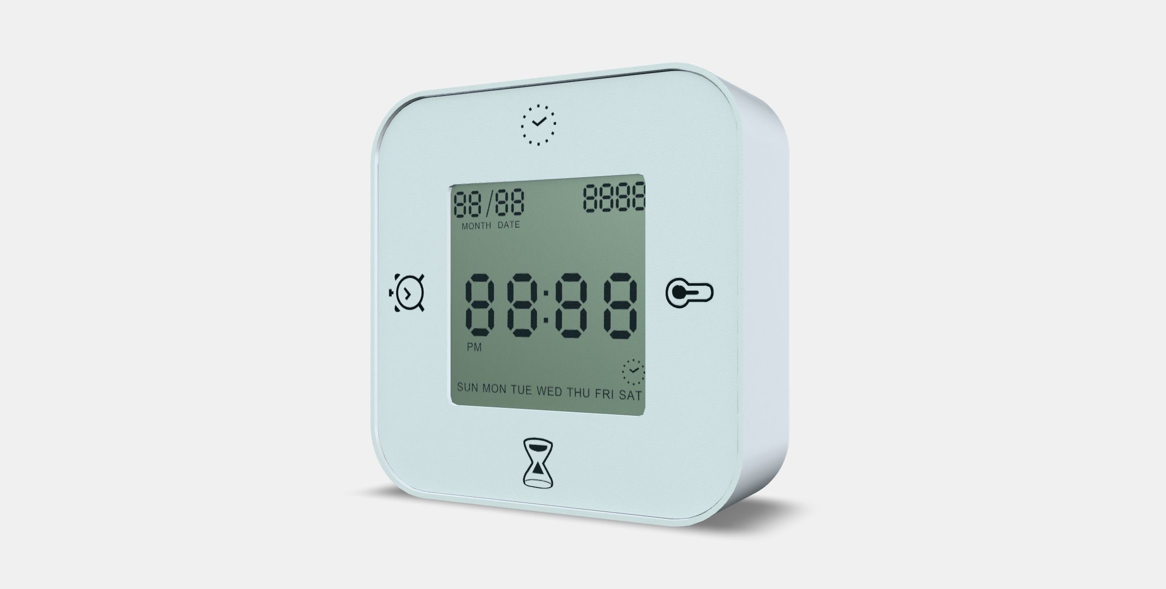 KLOCKIS clock-thermometer-alarm-timer Low-poly 3D model_12