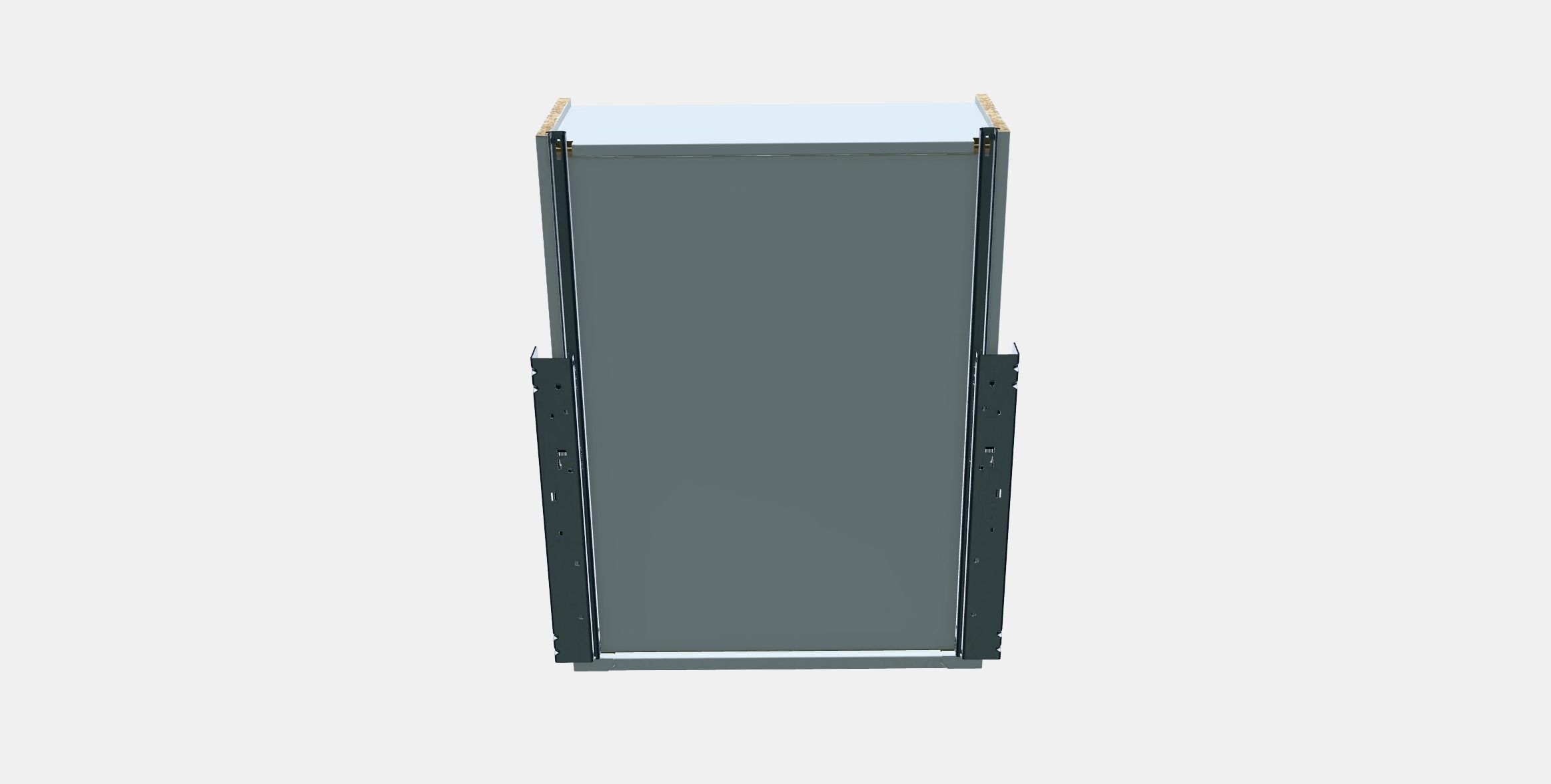 COMPLEMENT Drawer with front frame Low-poly 3D model_7