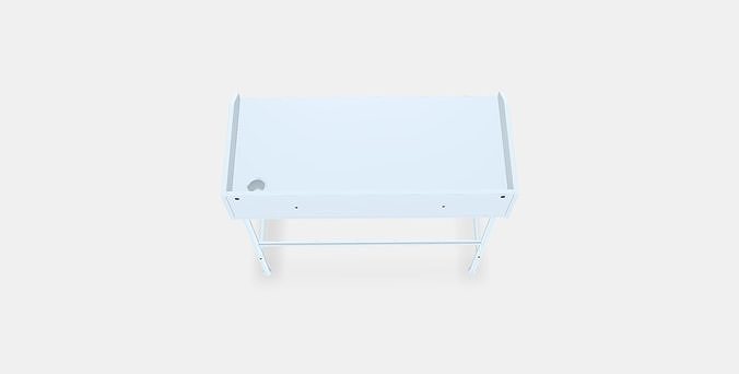 HAUGA desk Low-poly 3D model