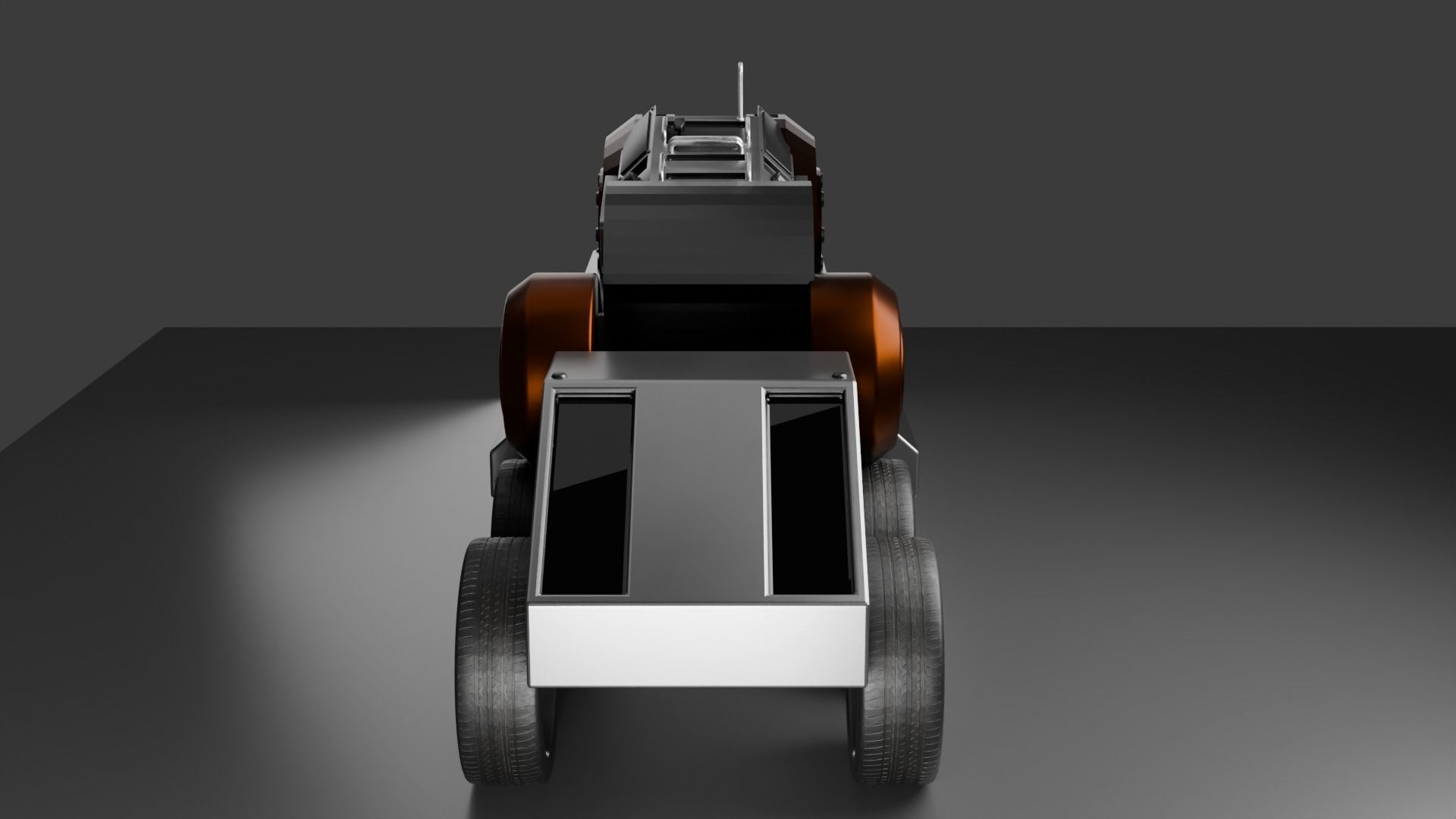 sci fi truck  3D model_1