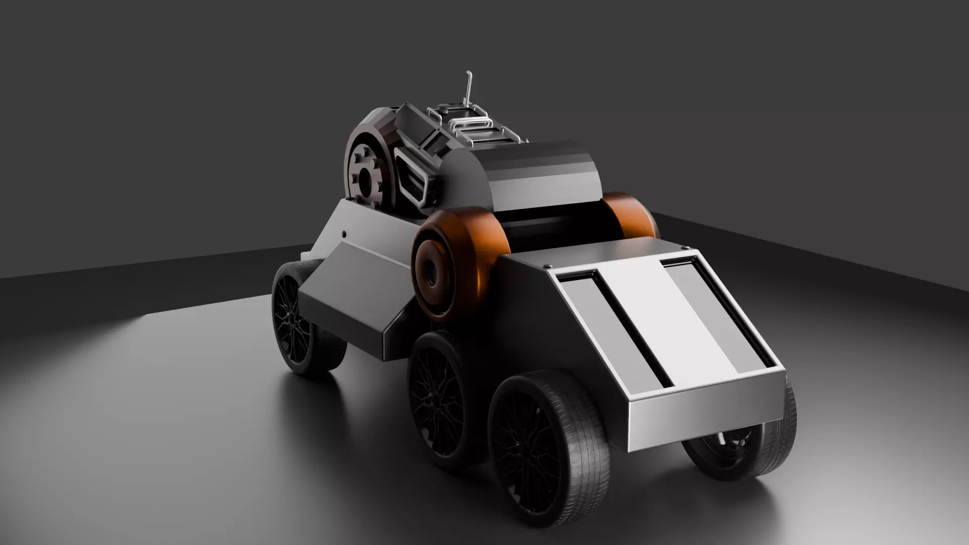 sci fi truck  3D model_0