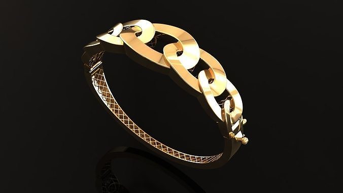 elegant bracelet model 3D print model