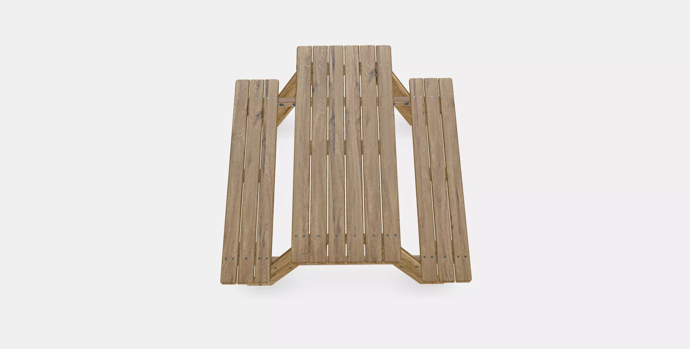 RESO picnic table for children Low-poly 3D model
