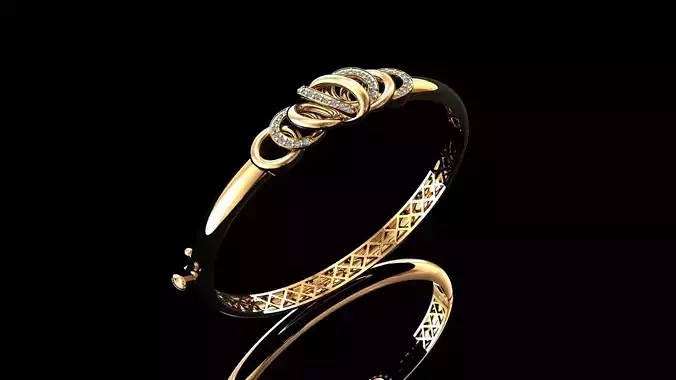 elegant bracelet model 3D print model