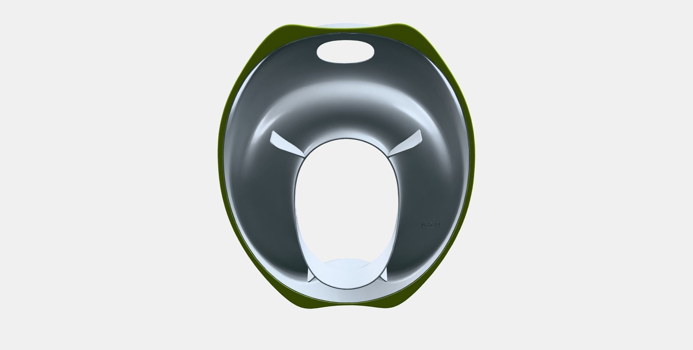 TOSSIG Toilettensitz Low-poly 3D model_7