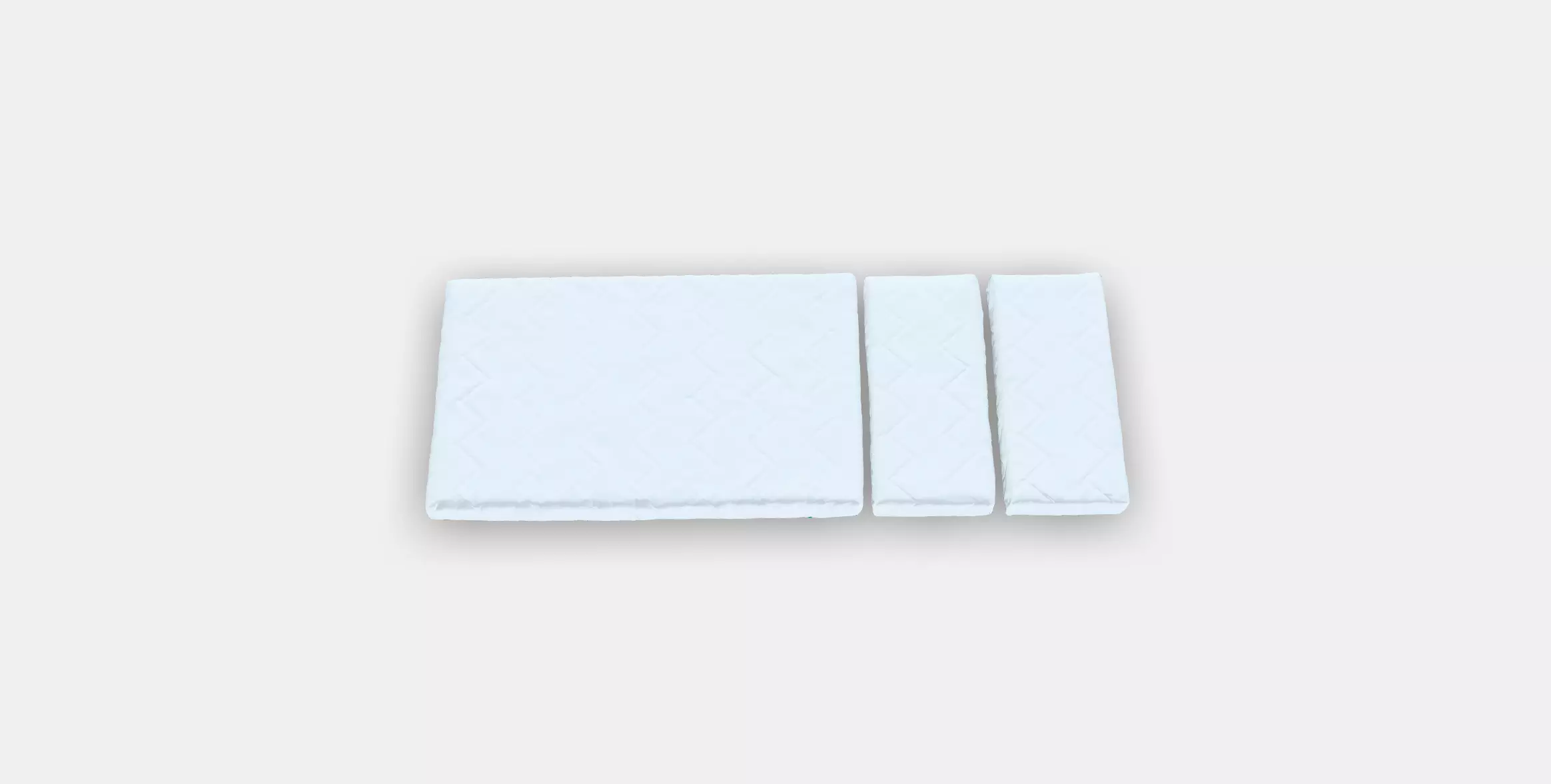 VIMSIG Foam mattress for bed frame Low-poly 3D model_0