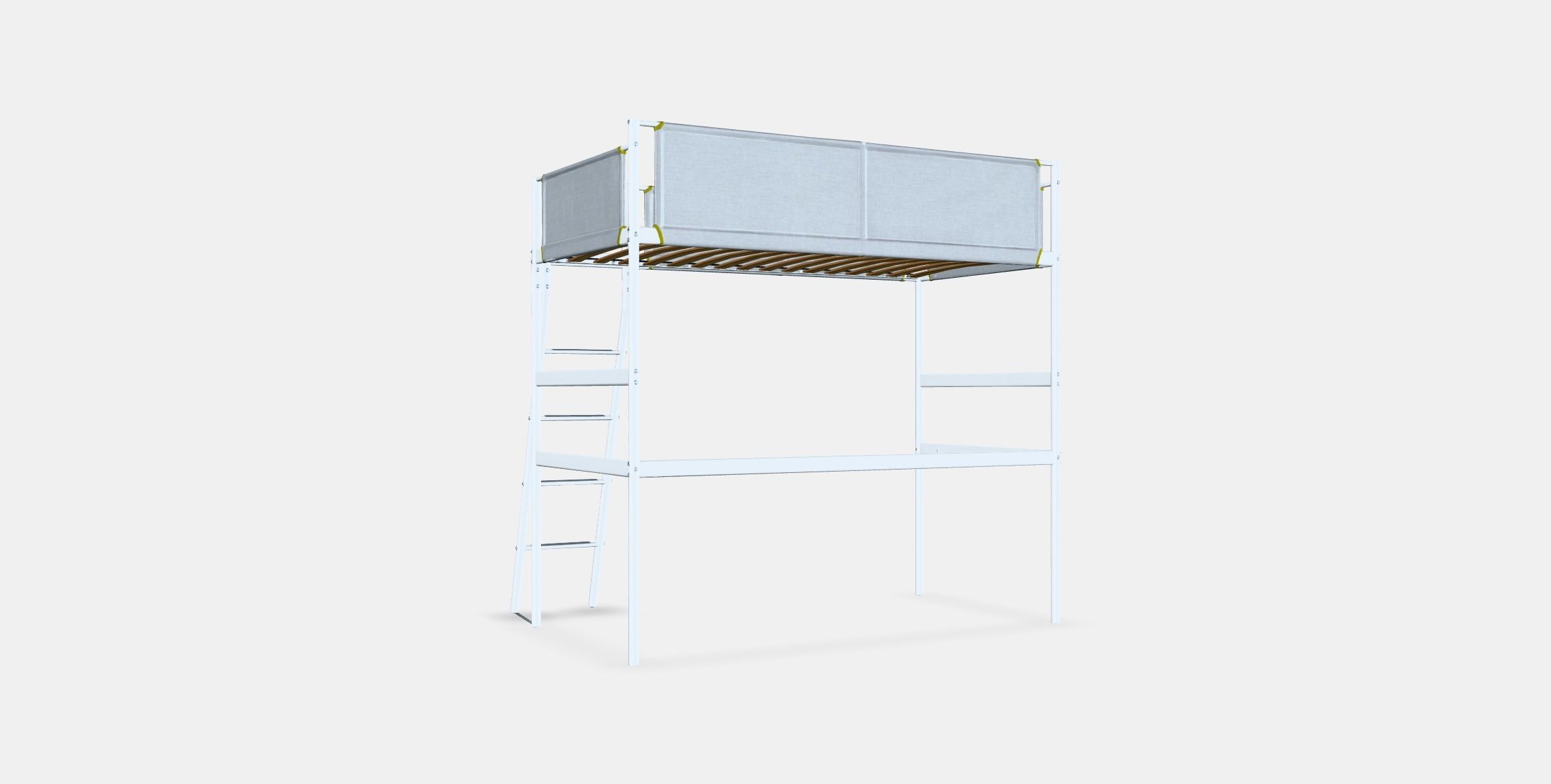 VITVAL loft bed frame 1 Low-poly 3D model_16