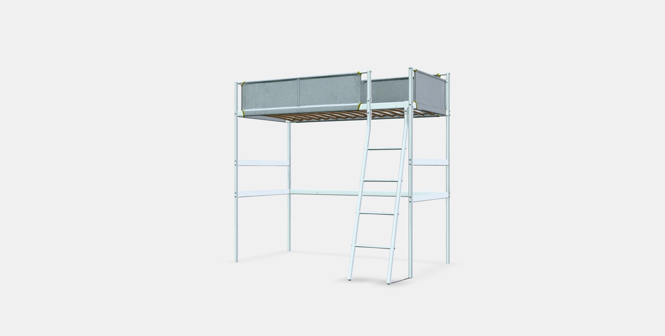 VITVAL loft bed frame 1 Low-poly 3D model_12