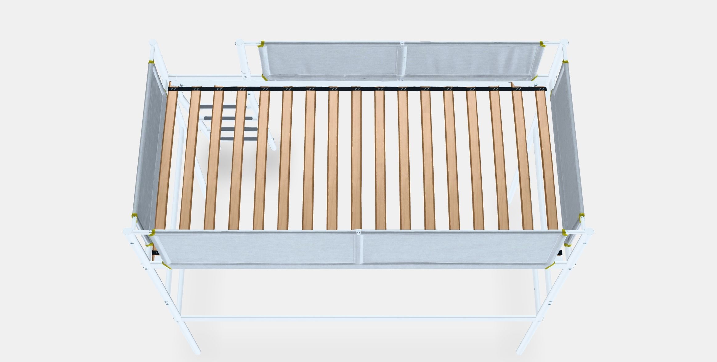 VITVAL loft bed frame 1 Low-poly 3D model_4