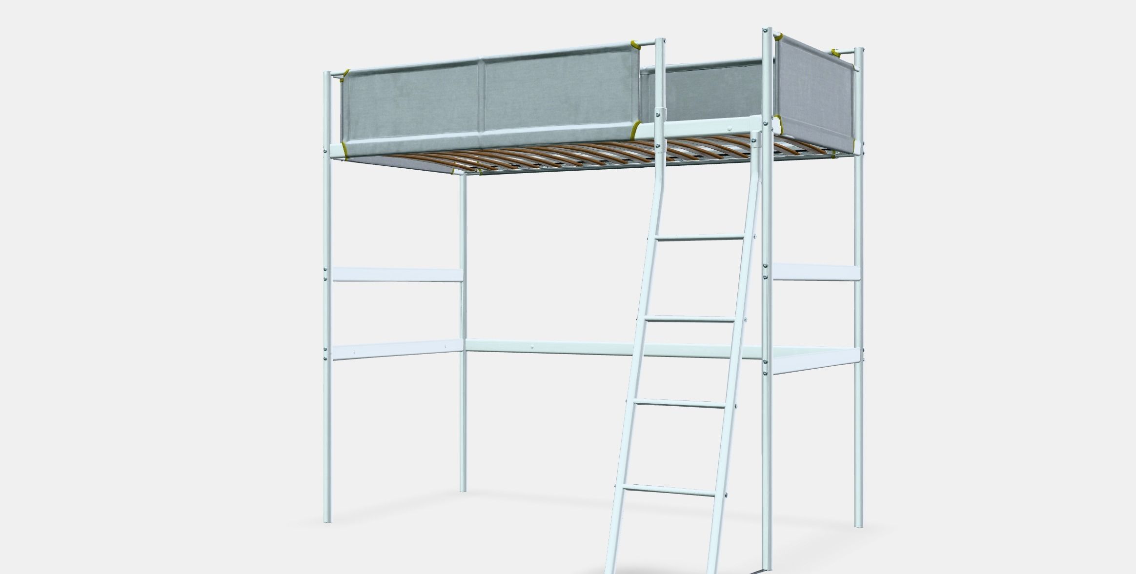 VITVAL loft bed frame 1 Low-poly 3D model_13