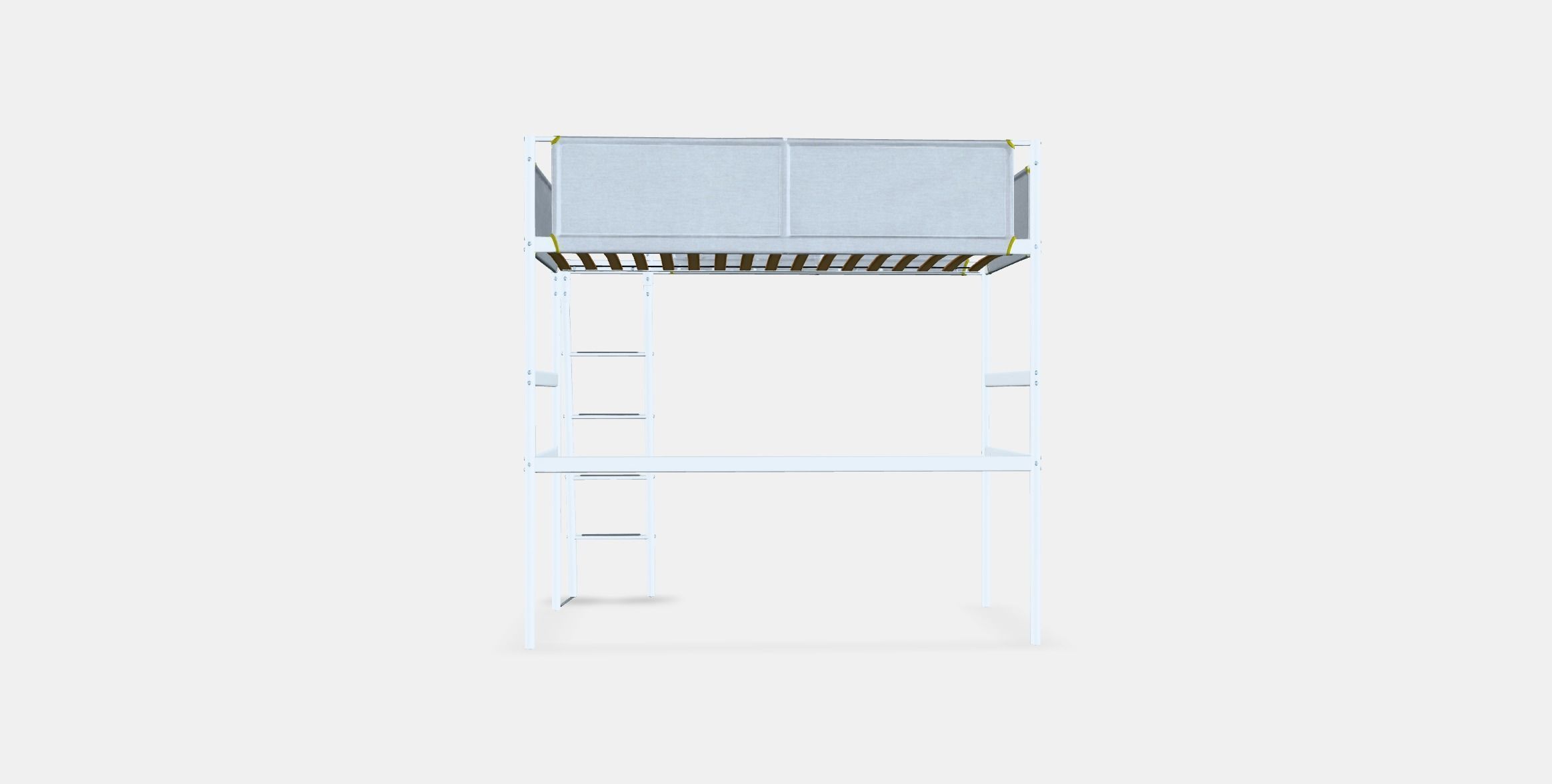 VITVAL loft bed frame 1 Low-poly 3D model_14